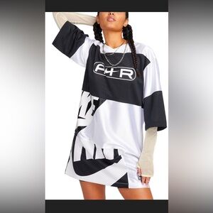 Nike Air Black and White Jersey Dress